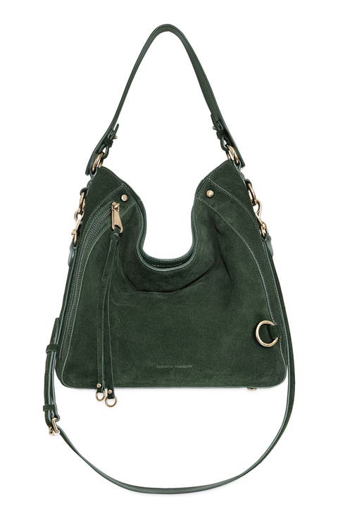 Mab Suede Hobo Bag