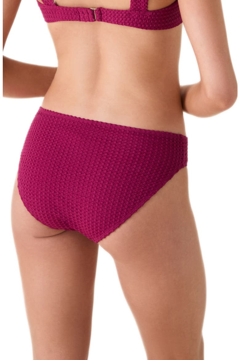 The Bikini Bottoms, Alternate, color, MERLOT CROCHET
