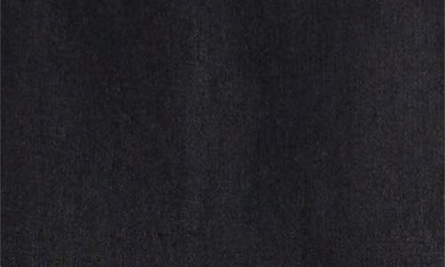 Shop Madewell Contrast Stitch Relaxed Linen Straight Leg Jumpsuit In Jet Black