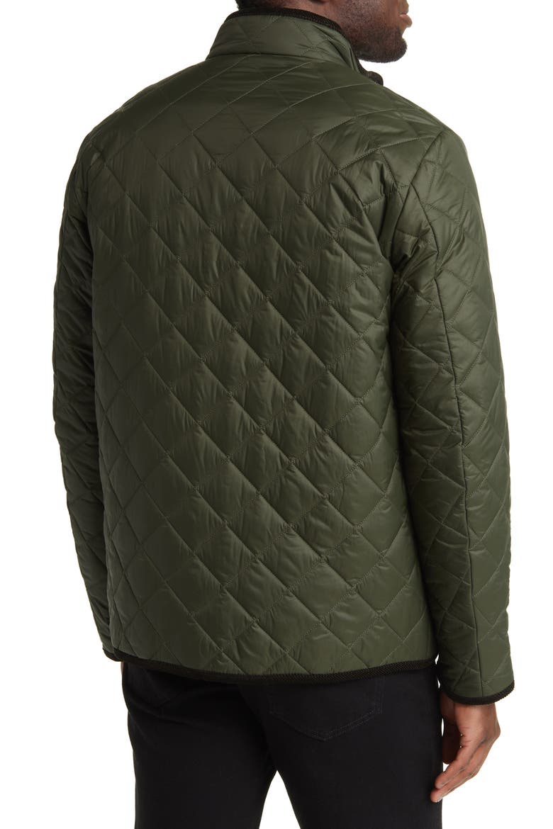 Cavendish Quilted Nylon Jacket, Alternate, color, OLIVE