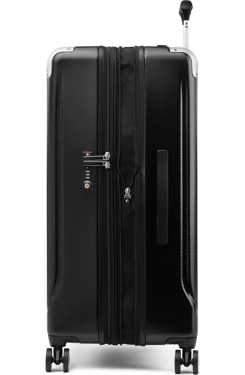 TRAVELPRO Pathways 3 Hardside Expandable 28" Large Check in Spinner Luggage, Alternate, color, Black Knight