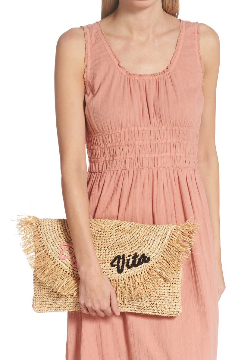 BTB Los Angeles Dolce Vita Oversize Clutch, Alternate, color,