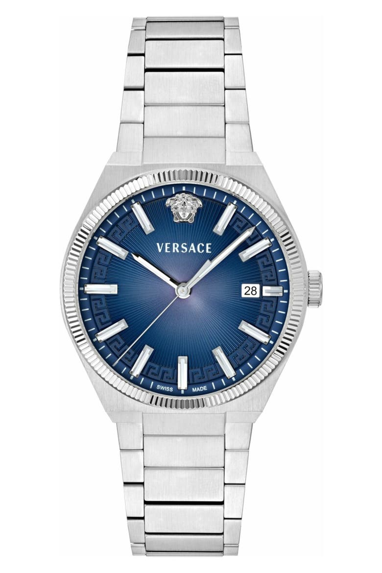 V-Leo Bracelet Watch, 39mm, Main, color, STAINLESS STEEL