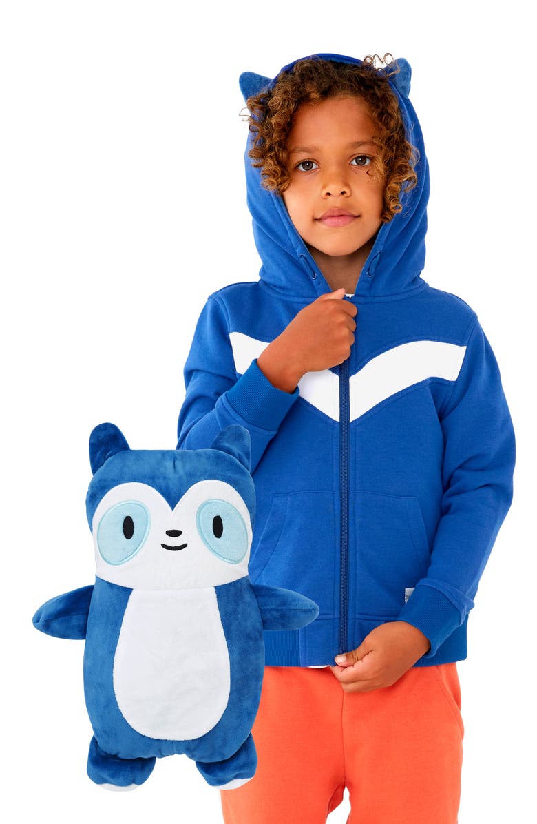 Cubcoats Kids' Rekka 2-in-1 Stuffed Animal Hoodie, Alternate, color,