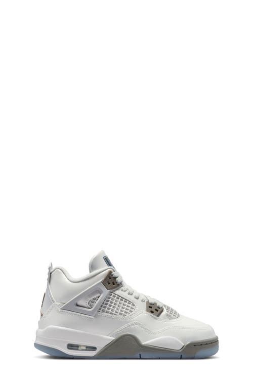Nike Kids' Jordan 4 Retro Basketball Sneaker In Multi