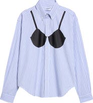 Vaquera Trompe L'oeil Button Down Shirt