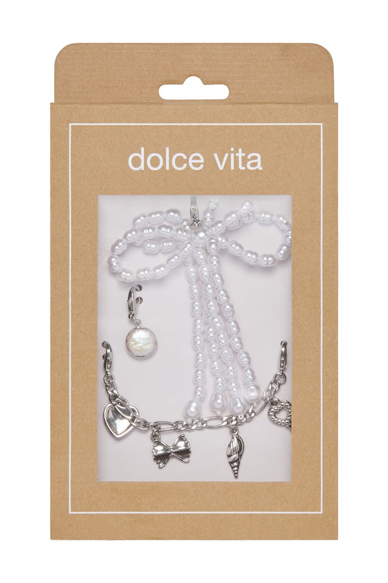 Set of 3 Clip-On Shoe Charms, Alternate, color, SILVER ASSORTED CHARMS