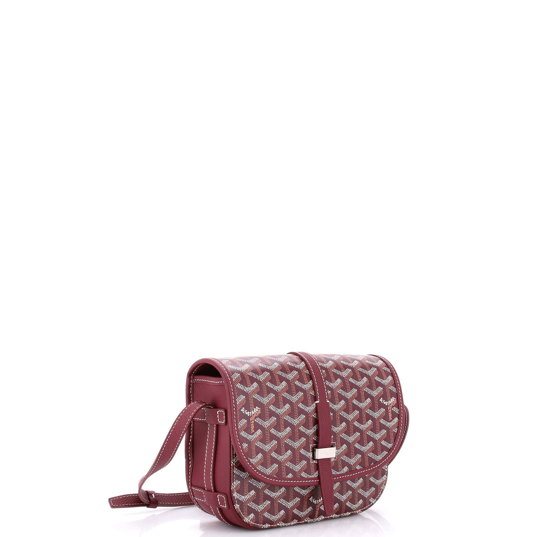 Belvedere II Messenger Bag Coated Canvas PM, Alternate, color, Burgundy