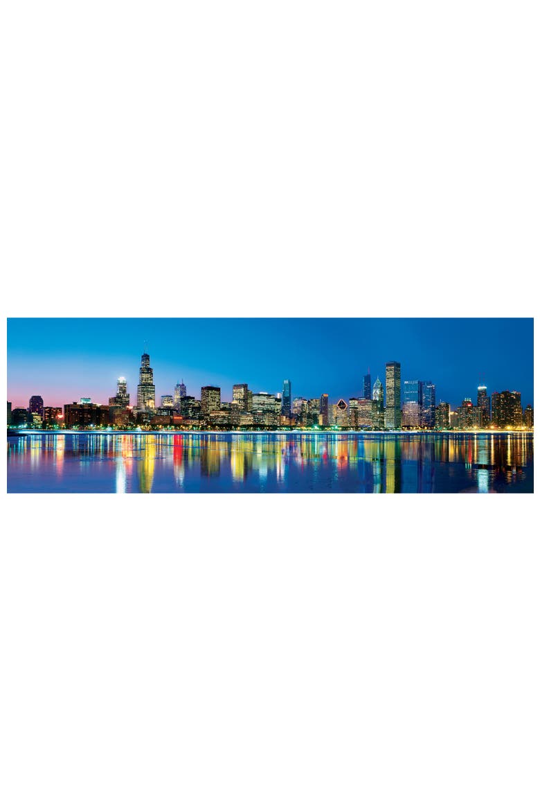 Chicago 1000pc Panoramic Puzzle, Alternate, color, Multicolor