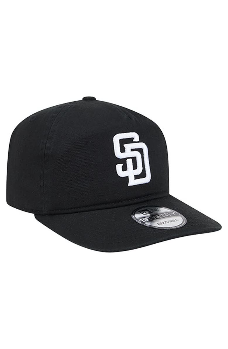 New Era Men's New Era  Black/White San Diego Padres 19TWENTY Adjustable Hat, Alternate, color, Black