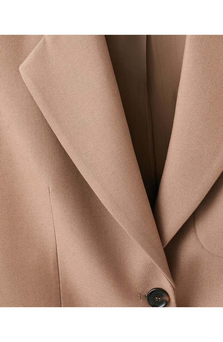 MANGO Natalie Blazer, Alternate, color, Medium Brown