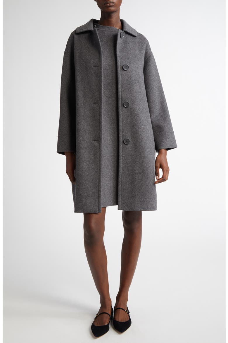 Ketch Virgin Wool Coat, Alternate, color, MEDIUM GREY