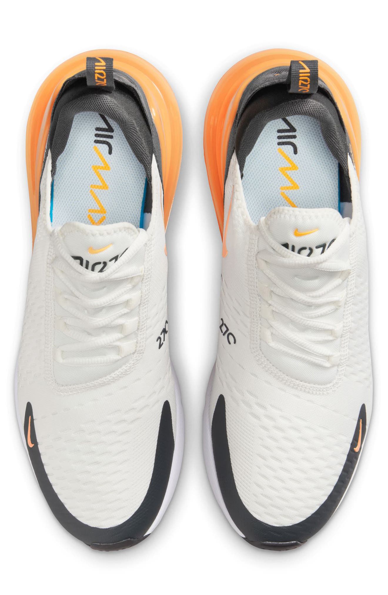 Nike Air Max 270 Sneaker, Alternate, color, 114 Smtwht/Lsrorg