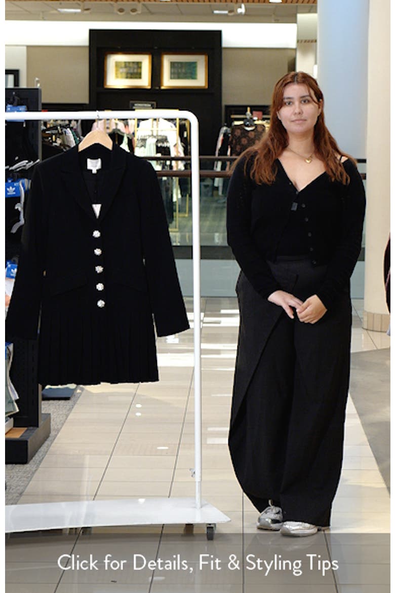 Saule Pleated Blazer Dress video