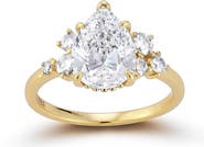 GLAZE JEWELRY Pear Moissanite Ring