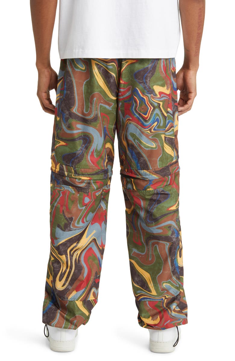 Round Two Mineral Swirl Convertible Pants, Alternate, color, 