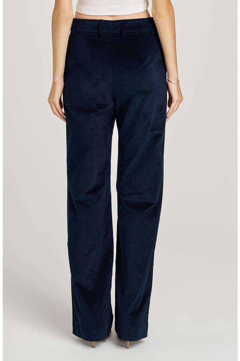 x Sara Walker Lee Velveteen Pants, Alternate, color, NAVY