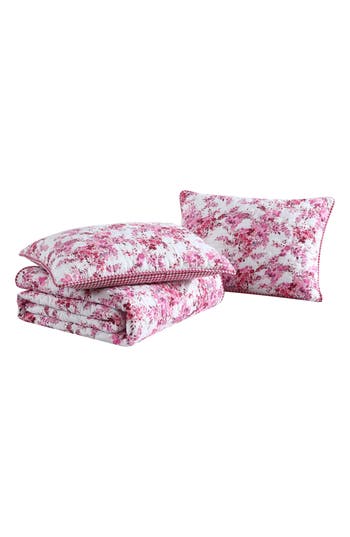 Betsey Johnson Floral Vineyard Quilt & Sham Set In Pink
