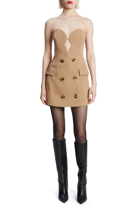 Lility Button Front Minidress