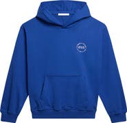 Helmut Lang Stamp Cotton French Terry Pullover Hoodie