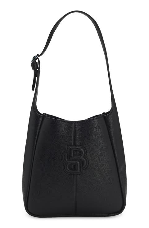 Anett Faux Leather Hobo Bag