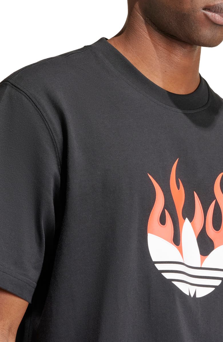 adidas Originals Flames Logo Graphic T-Shirt, Alternate, color, 