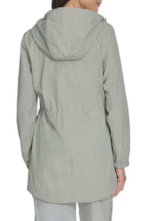 Champion Hooded Rain Jacket In Gray