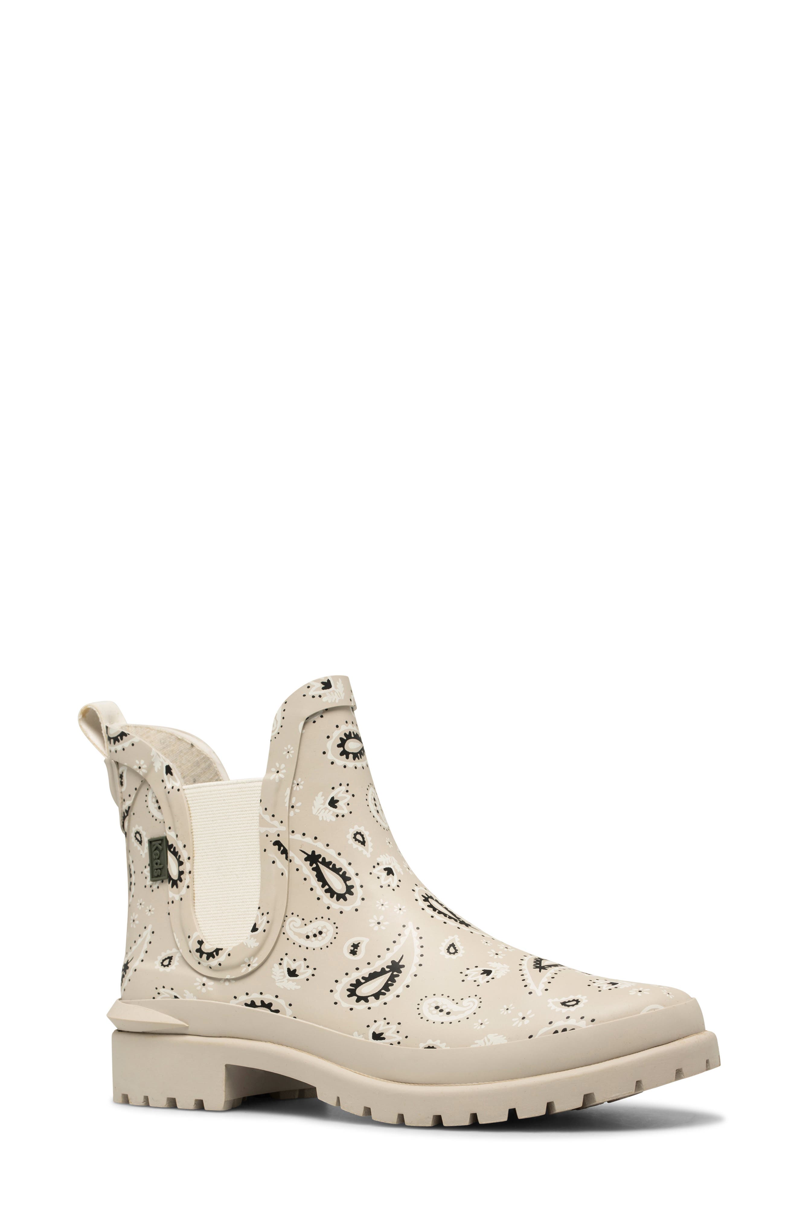 Keds<sup>®</sup> Rowan Bandana Print Rain Boot, Main, color, 