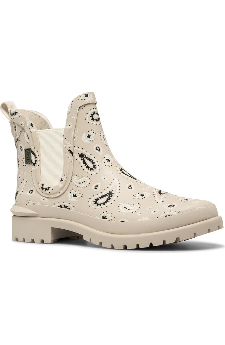 Keds<sup>®</sup> Rowan Bandana Print Rain Boot, Main, color,