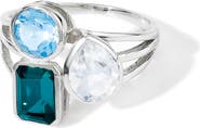 YS GEMS Trio Stone Ring