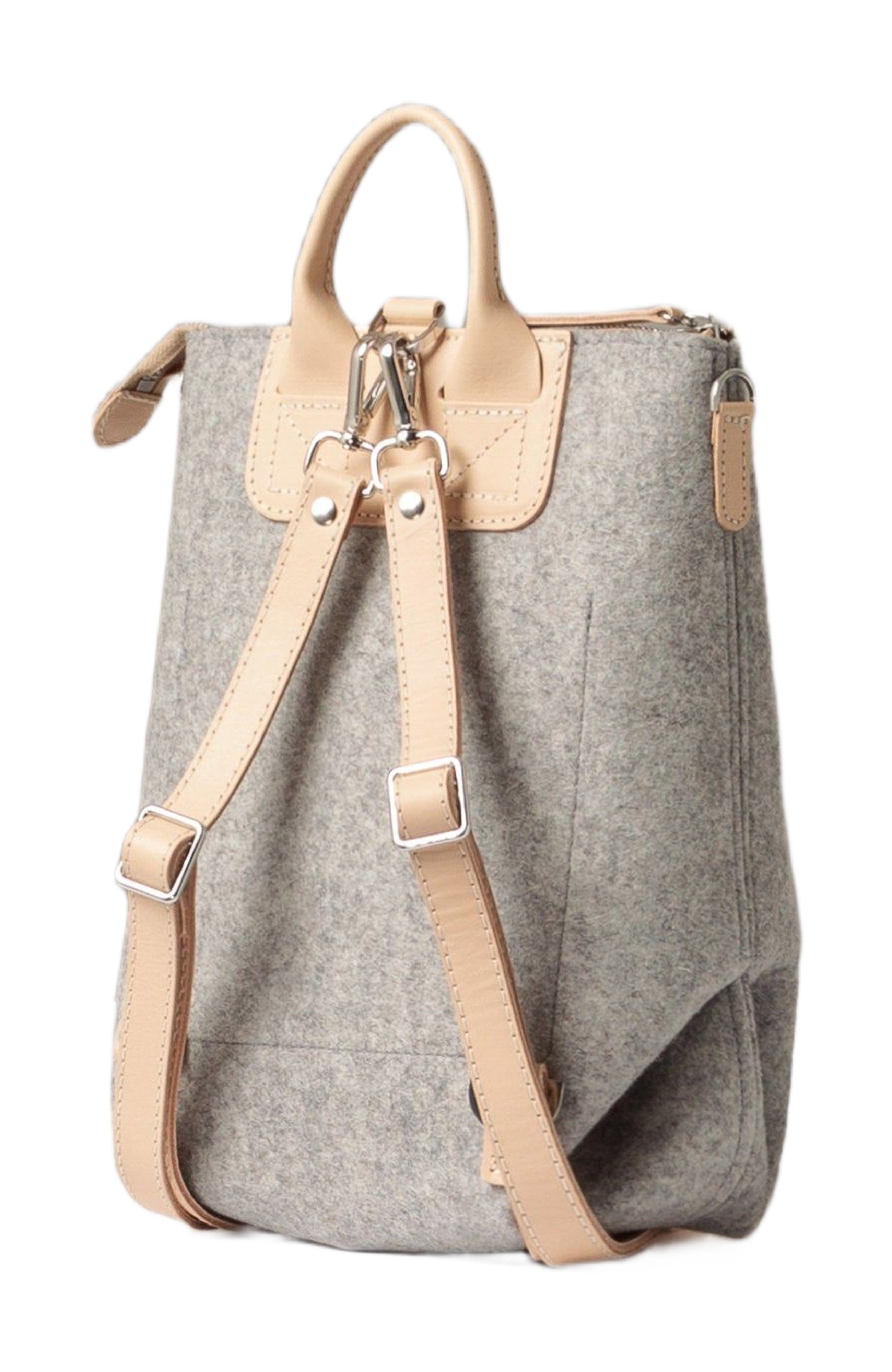 Bedford Merino Wool Midi Backpack, Alternate, color, Granite