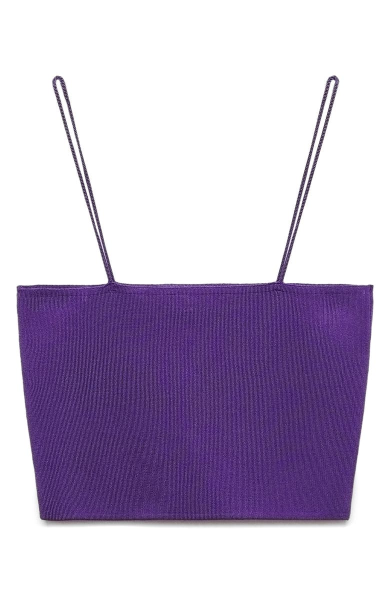 MANGO Rib Crop Top, Alternate, color, 