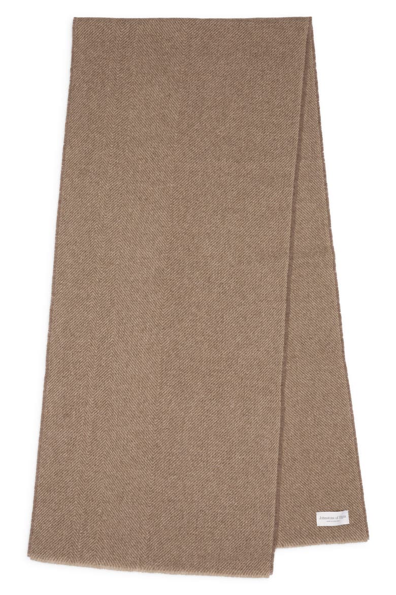 Mountain Cashmere Twill Scarf, Alternate, color, SAND RU7802
