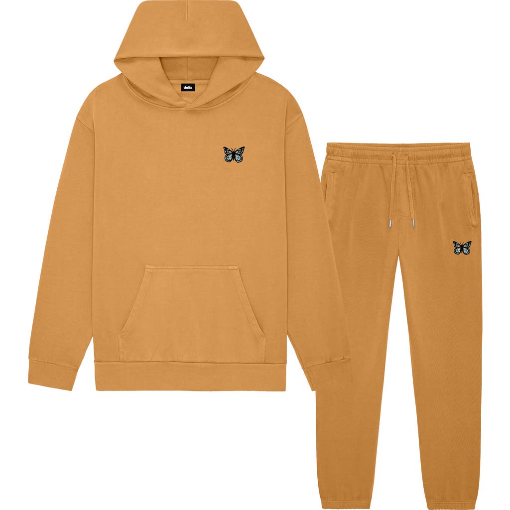 Dalix Butterfly Midweight Fleece Relaxed Sweatsuit