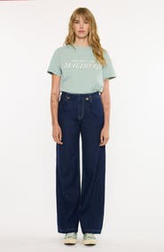 KanCan Niveah High Rise Wide Trousers