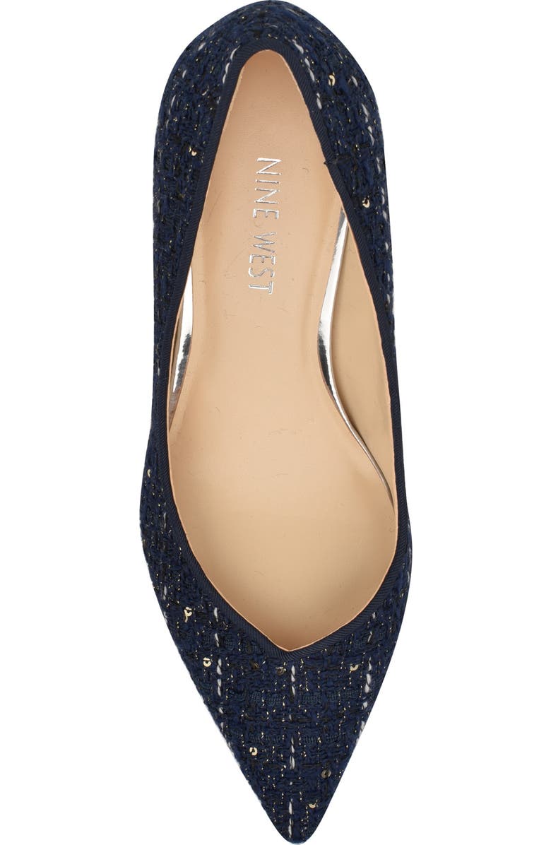 Nine West Andes Tweed Kitten Heel Pump, Alternate, color,