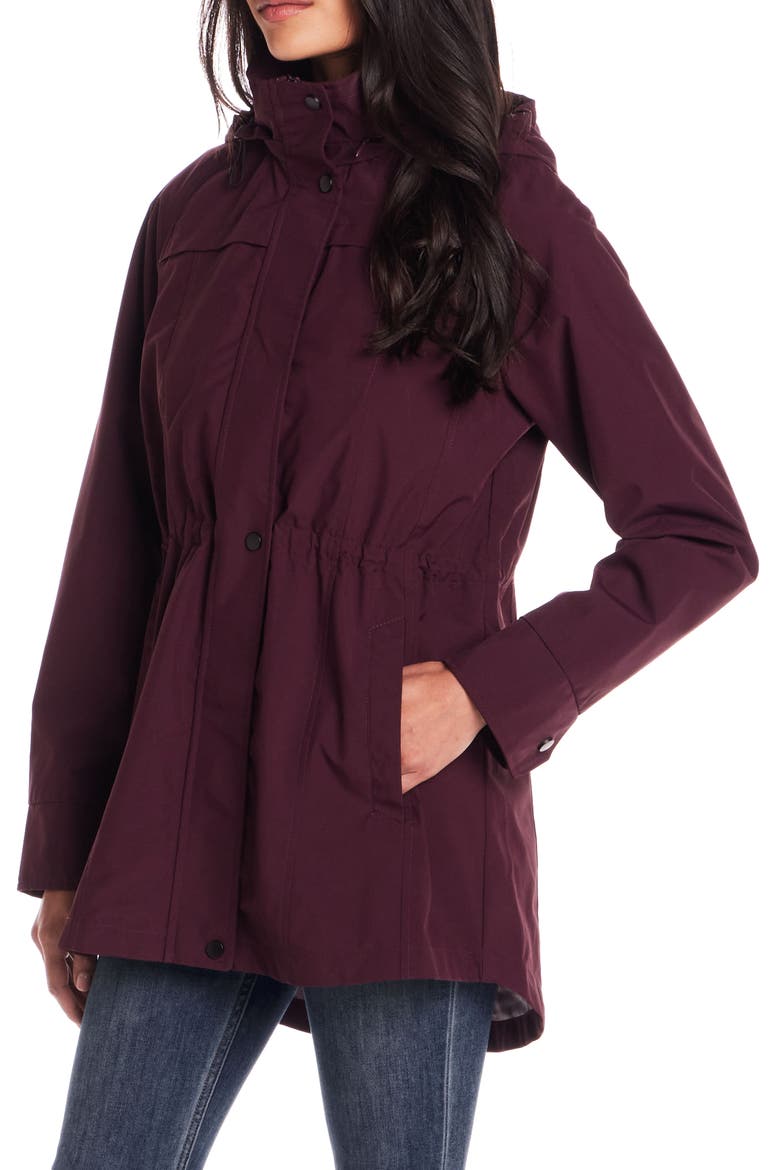 Water Resistant Packable Jacket, Alternate, color, BLACKBERRY