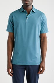 Peter Millar Hales Stripe Performance Jersey Polo