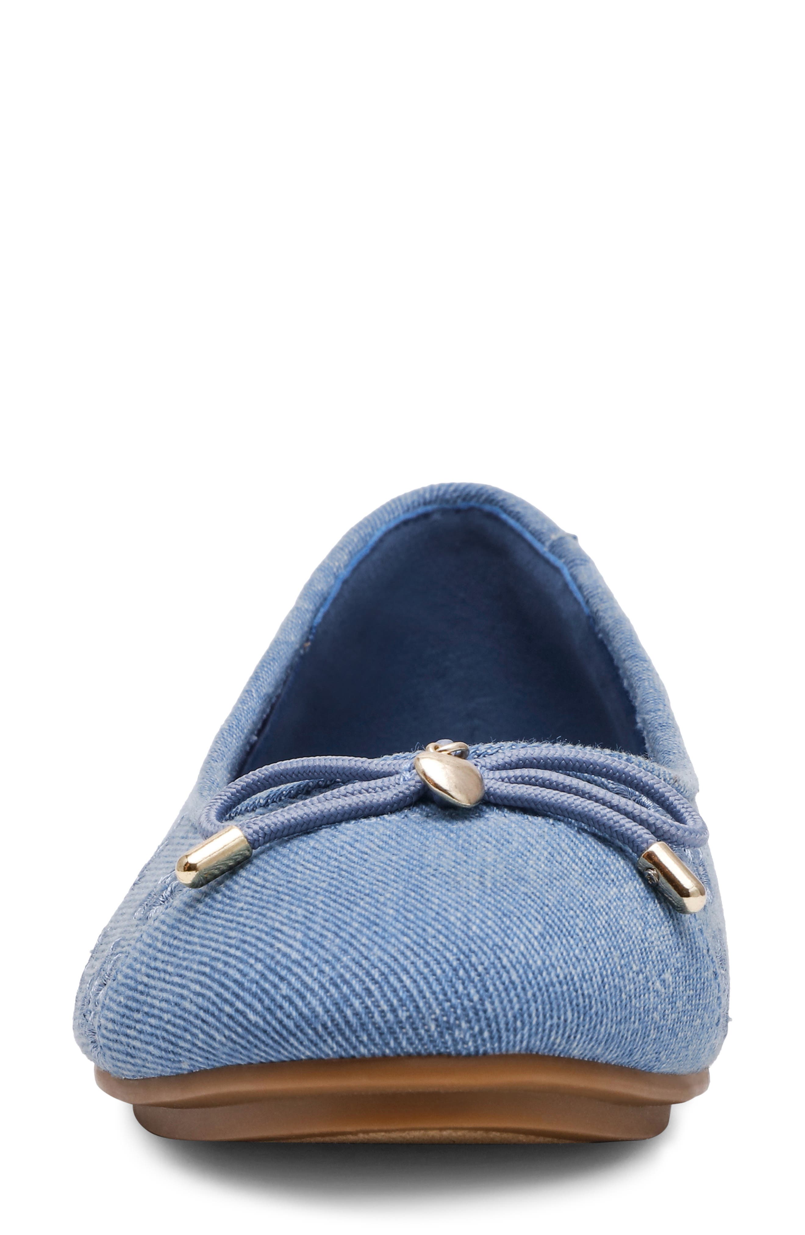Anne Klein Luci Flat, Alternate, color, Denim