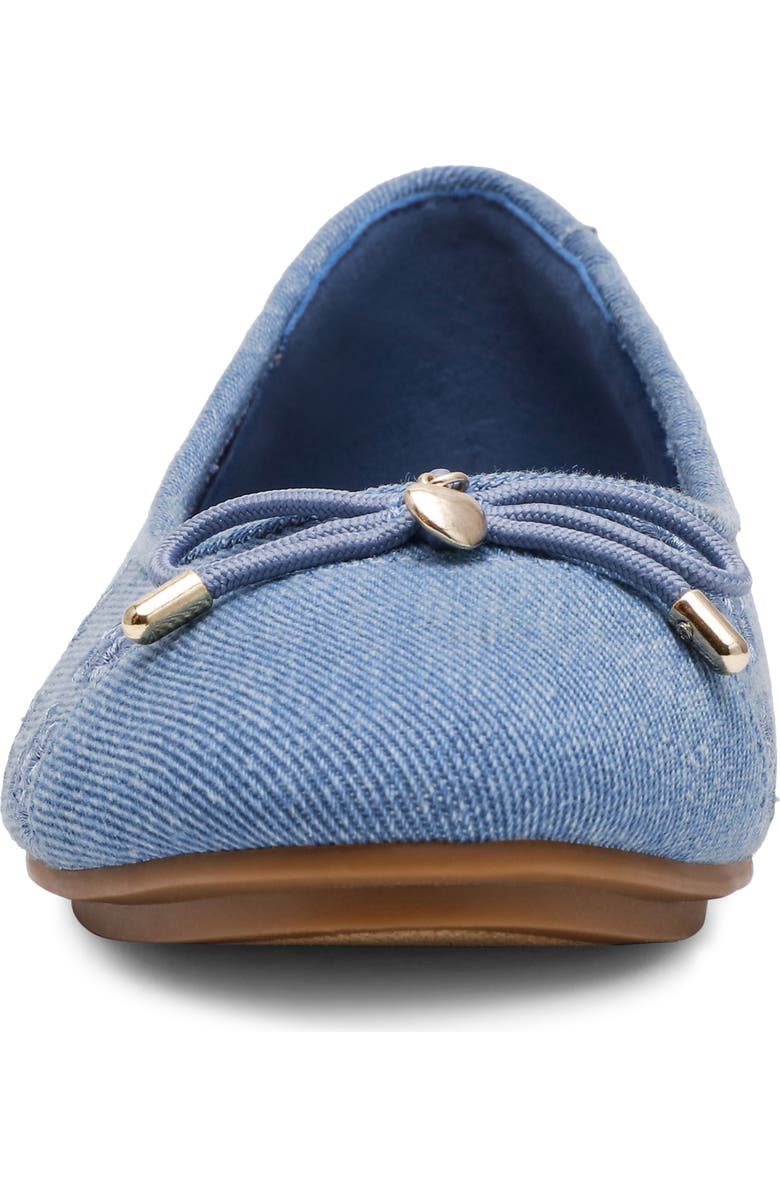 Anne Klein Luci Flat, Alternate, color, Denim