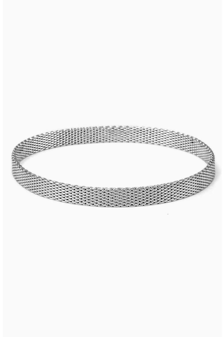 Sarah Bracelet Bold Trendy Layering Statement, Main, color, Silver