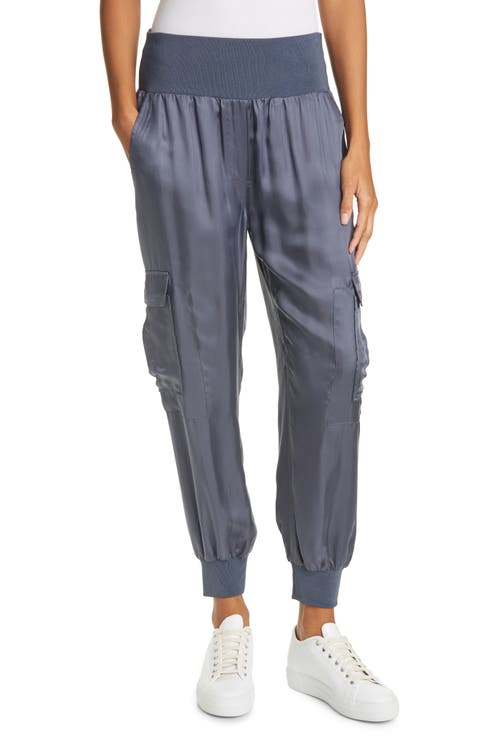 Giles Cupro Crop Cargo Joggers