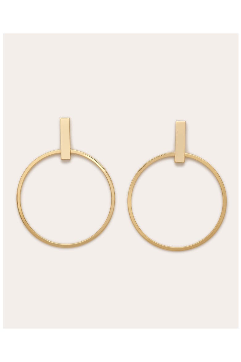Margy Hoop Earrings, Alternate, color, GOLD