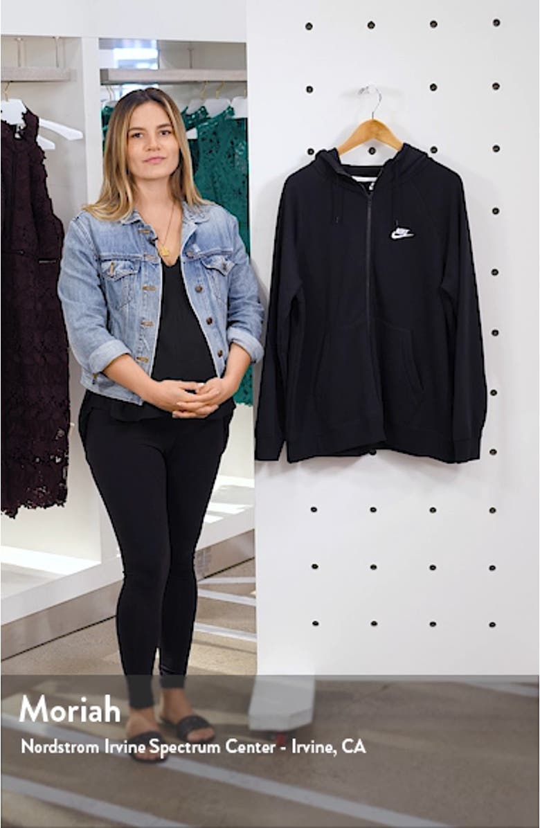 Essential Full Zip Fleece Hoodie, sales video thumbnail