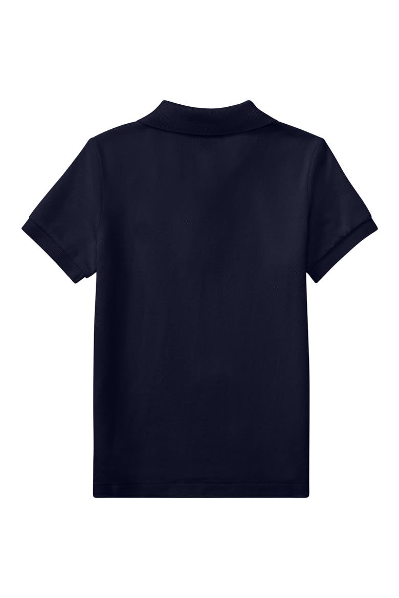 Kids' Cotton Mesh Polo, Alternate, color, NAVY