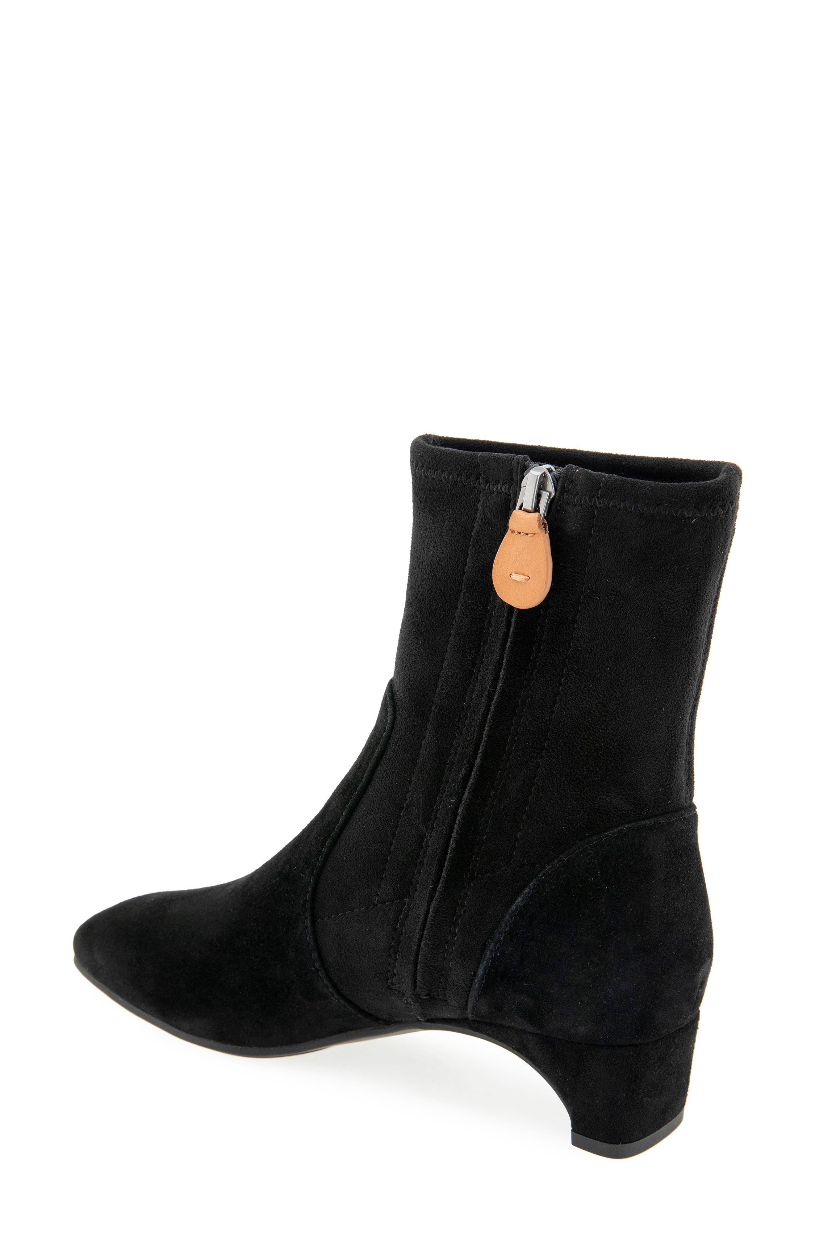 Namaste Bootie, Alternate, color, BLACK SUEDE