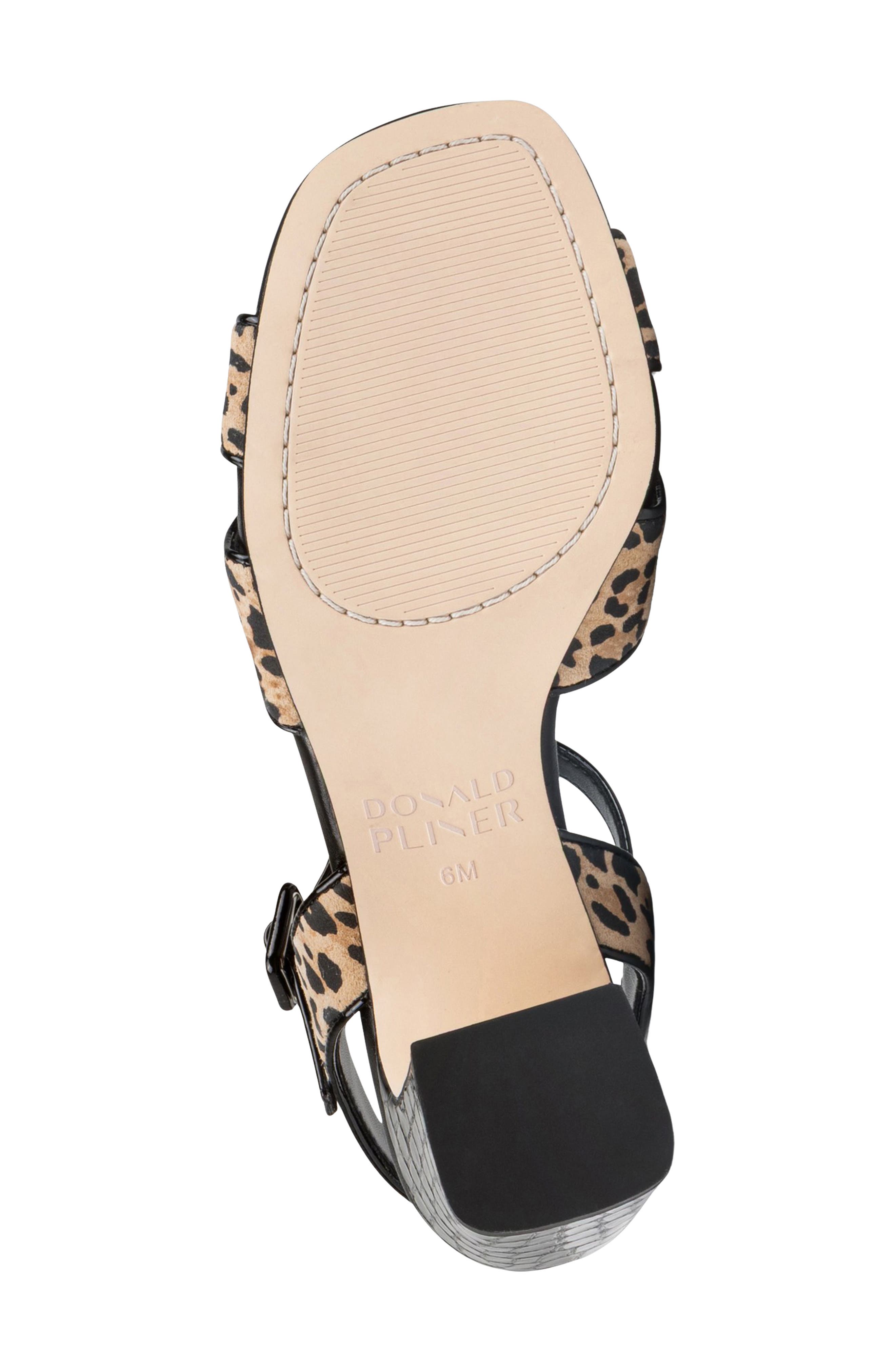 Donald Pliner T-Strap Sandal, Alternate, color, Leopard/ Leopard