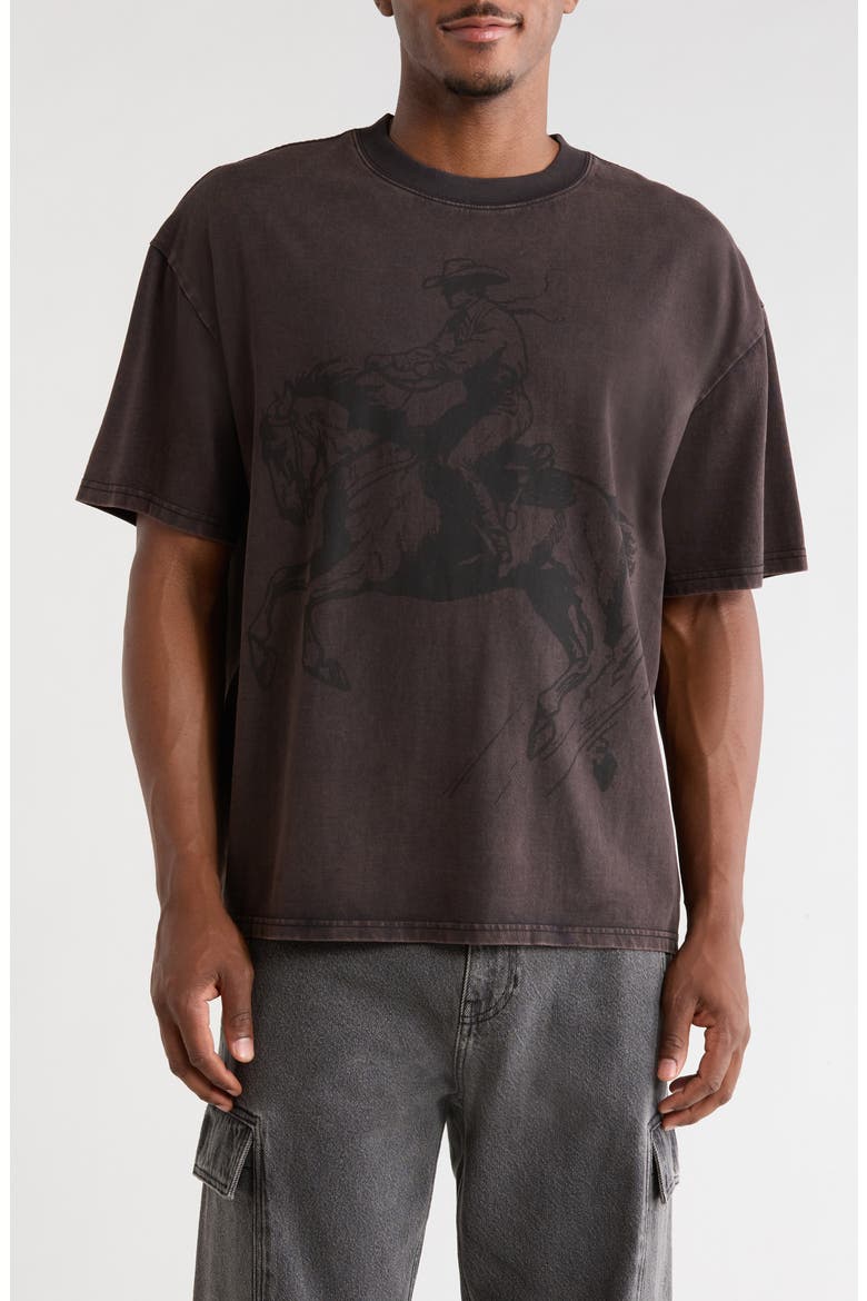 Cafe Graphic T-Shirt, Main, color, BLACK