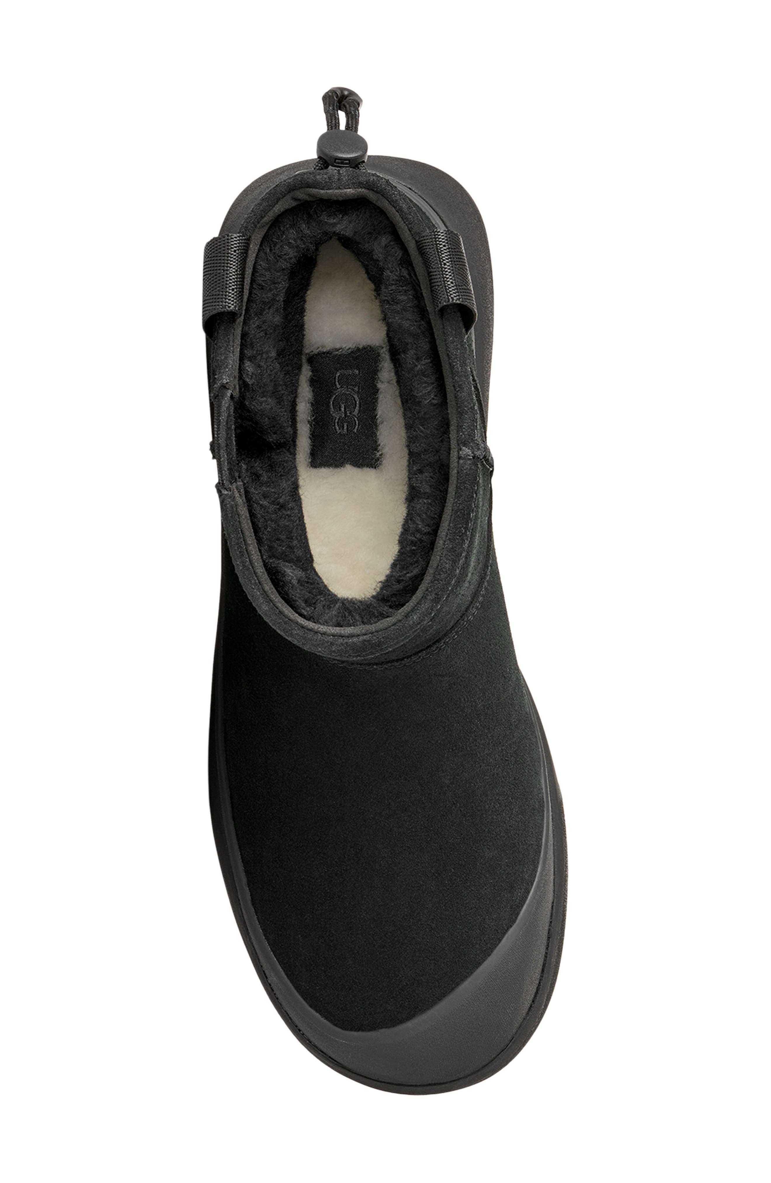 Classic Mini Outpost Waterproof Leather Boot, Alternate, color, BLACK