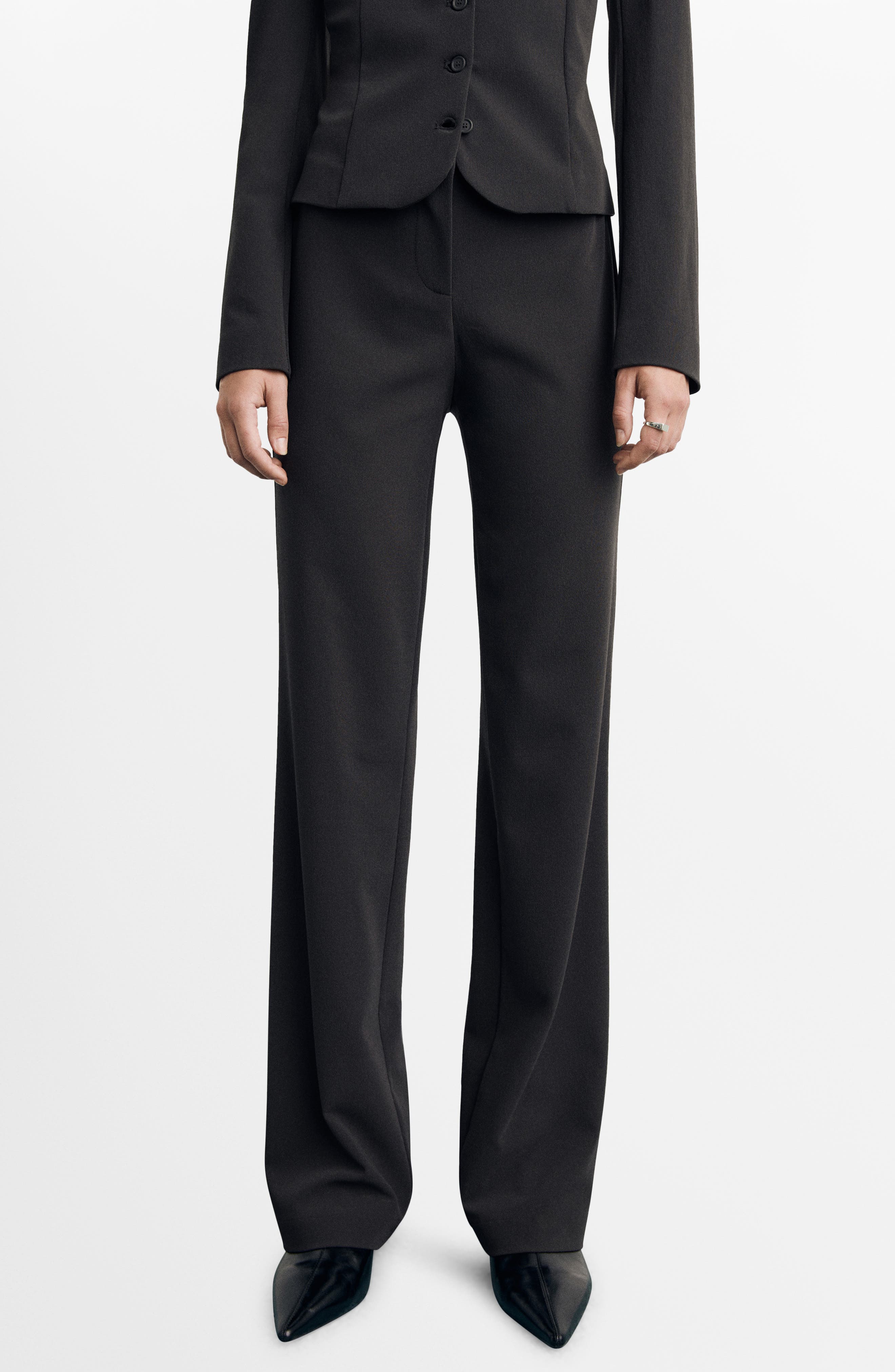 MANGO Seamless Straight Suit Pants
